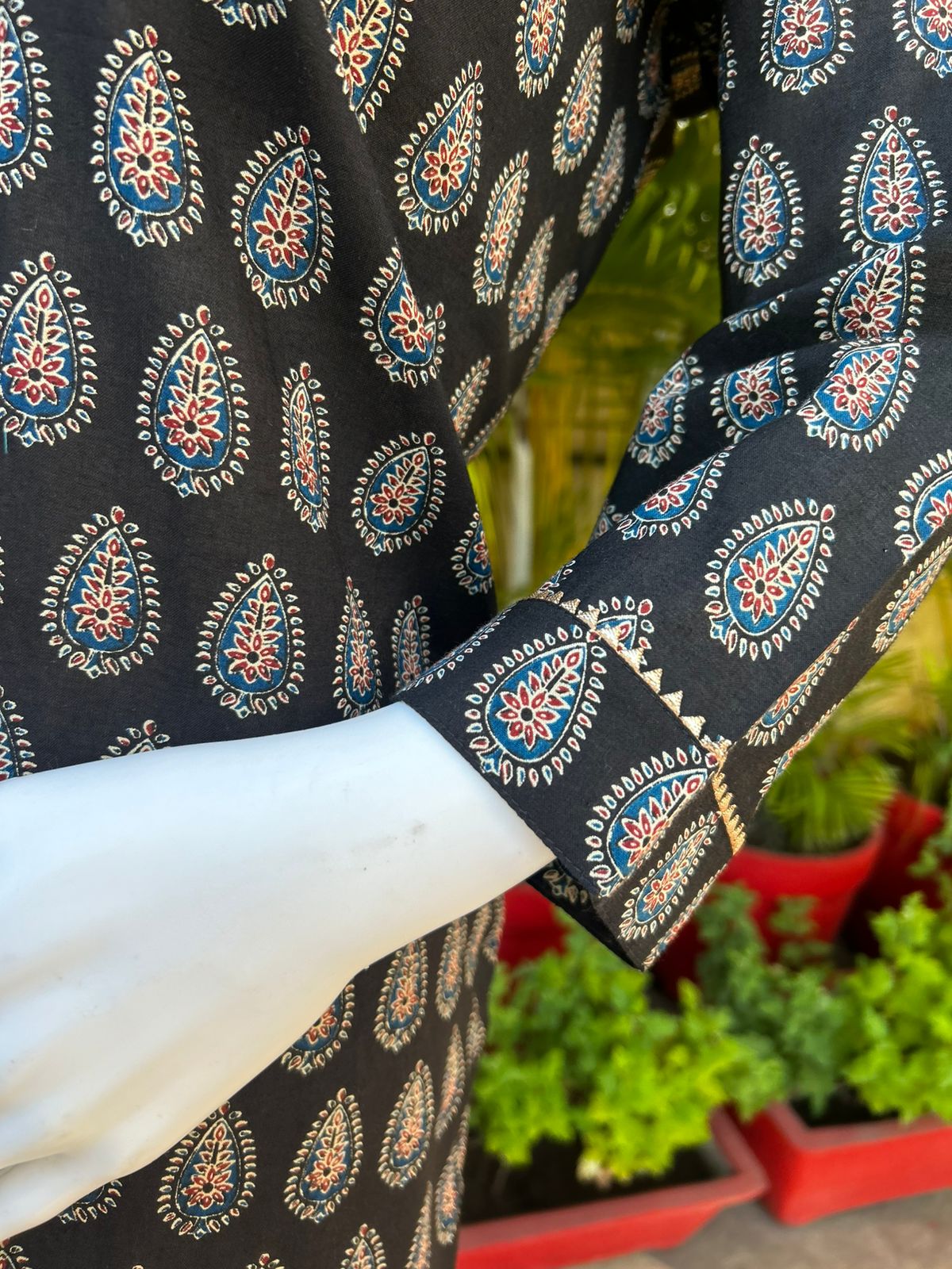 Cotton bagh kurta