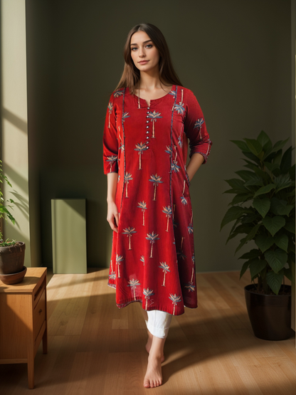 Three Kali kurta with pockets - set of 2