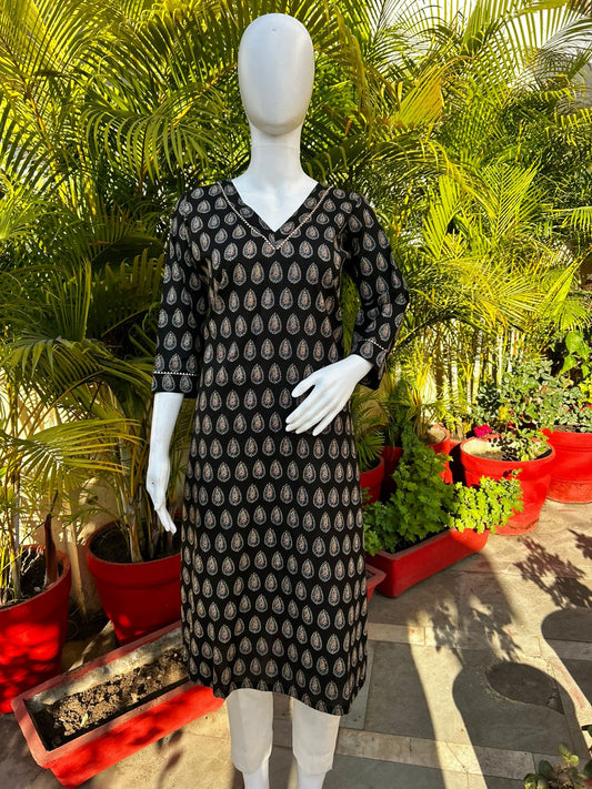 Cotton bagh kurta